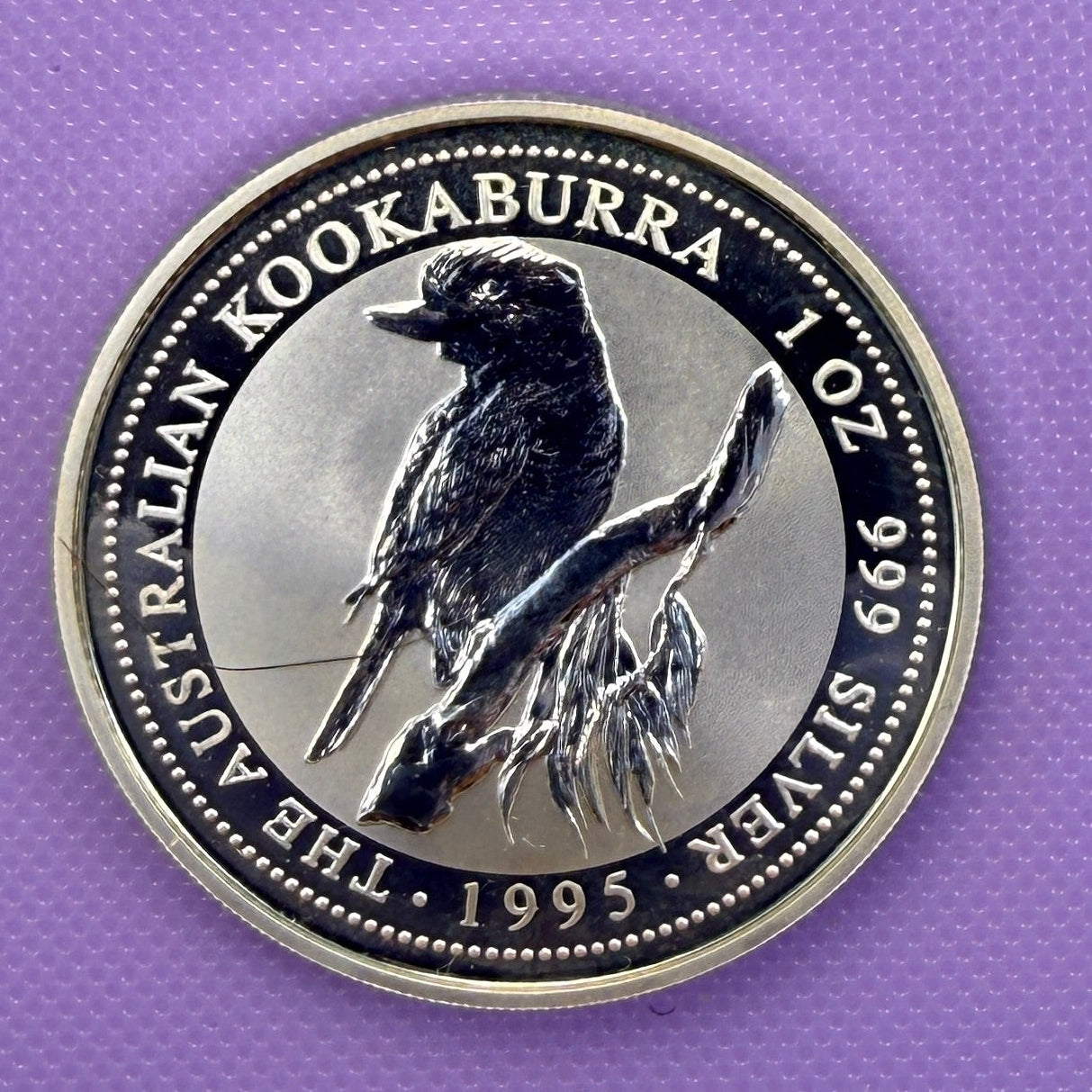 1995 Australia Kookaburra 1 oz Silver Coin .999 Fine Silver Coin BU