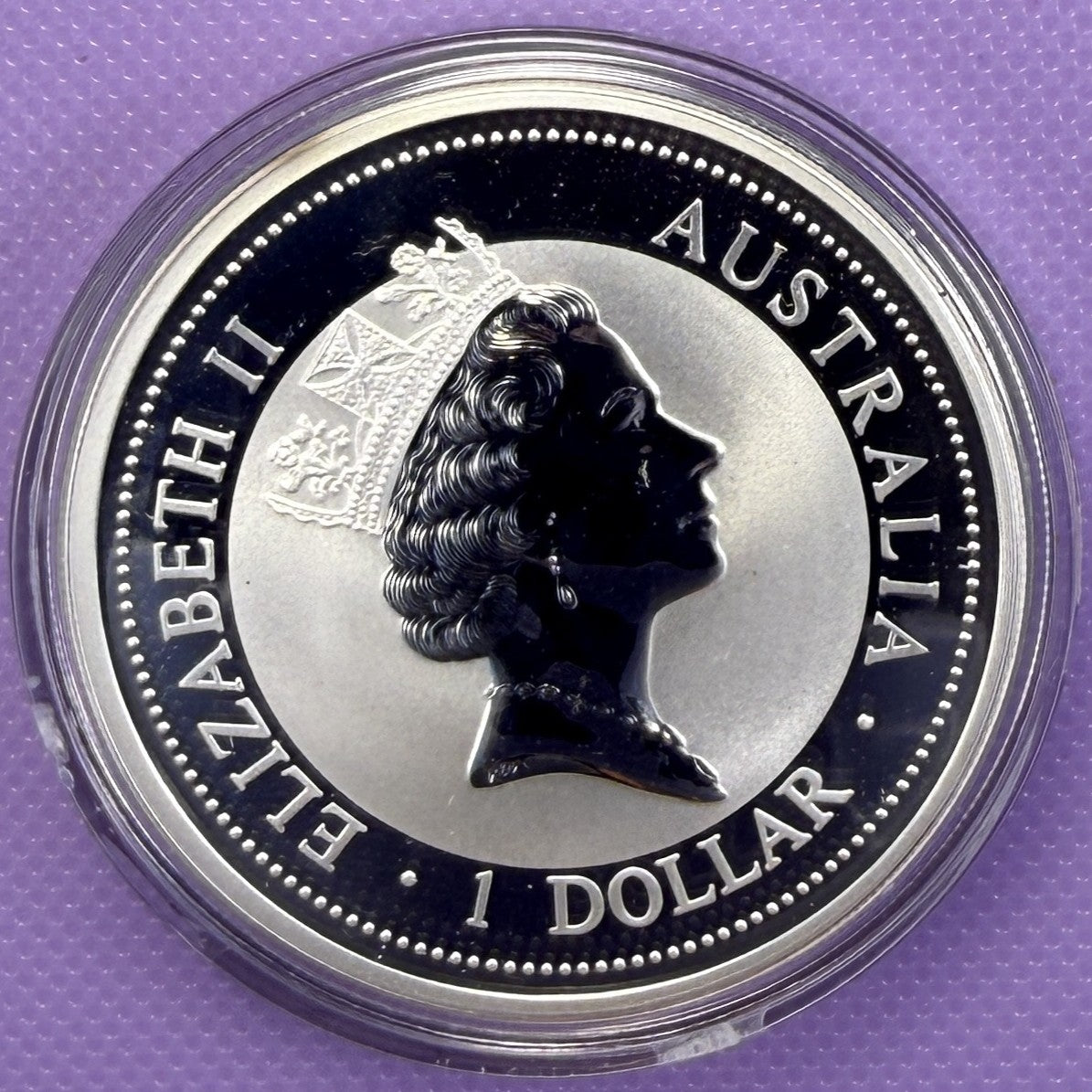 Moneda de Plata Kookaburra Australia 1996 de 1 oz, Plata Fina .999, BU