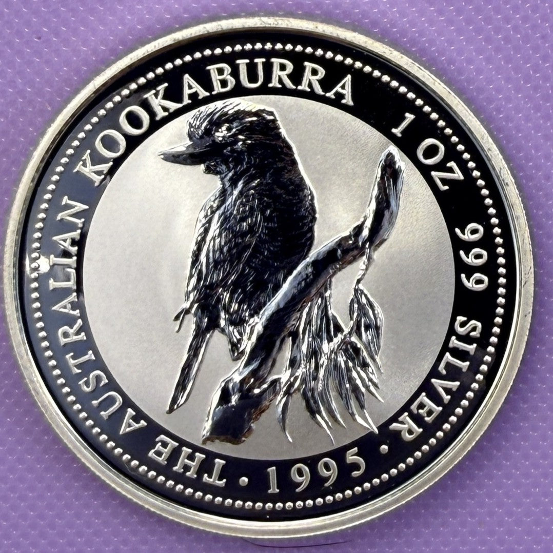 1995 Australia Kookaburra 1 oz Silver Coin .999 Fine Silver Coin BU