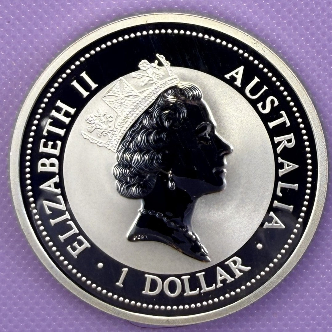 1995 Australia Kookaburra 1 oz Silver Coin .999 Fine Silver Coin BU