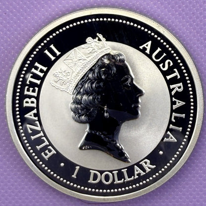 1995 Australia Kookaburra 1 oz Silver Coin .999 Fine Silver Coin BU