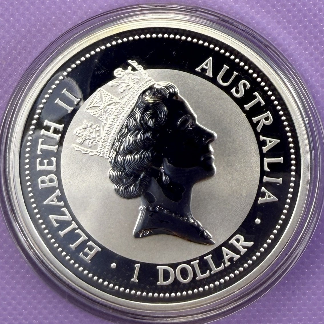 1997 Australia Kookaburra 1 oz Silver Coin .999 Fine Silver Coin BU