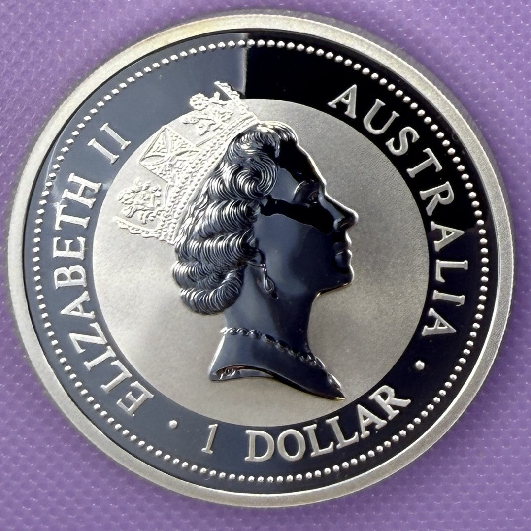 1997 Australia Kookaburra 1 oz Silver Coin .999 Fine Silver Coin BU