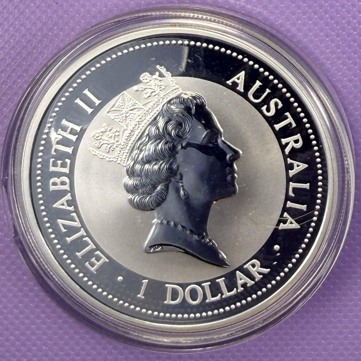 1998 Australia Kookaburra 1 oz Silver Coin .999 Fine Silver Coin BU