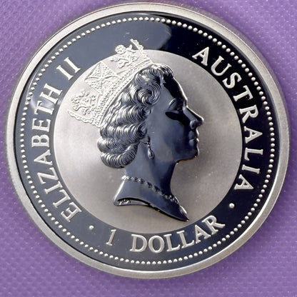 1998 Australia Kookaburra 1 oz Silver Coin .999 Fine Silver Coin BU