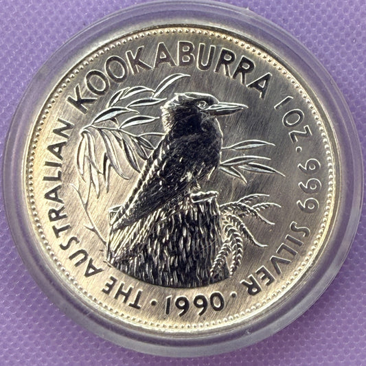 1990 Australia Kookaburra Coin BU