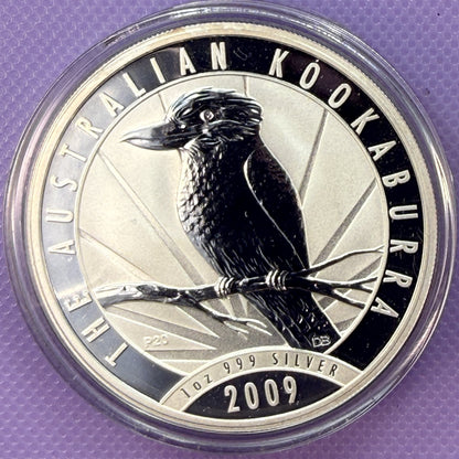 2009 Australia Kookaburra 1 oz Silver Coin .999 Fine Silver Coin