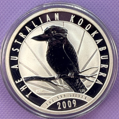 2009 Australia Kookaburra 1 oz Silver Coin .999 Fine Silver Coin