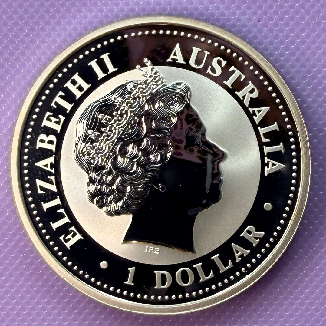 2004 Australia Lunar Series I Year of the Monkey 1 oz Silver Coin