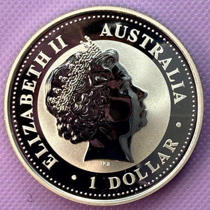 2004 Australia Lunar Series I Year of the Monkey 1 oz Silver Coin