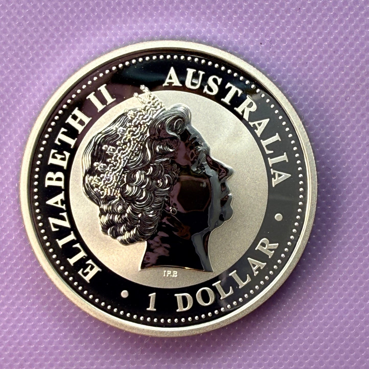 1999 Australia Lunar Series I Year of the Rabbit 1 oz Silver Coin
