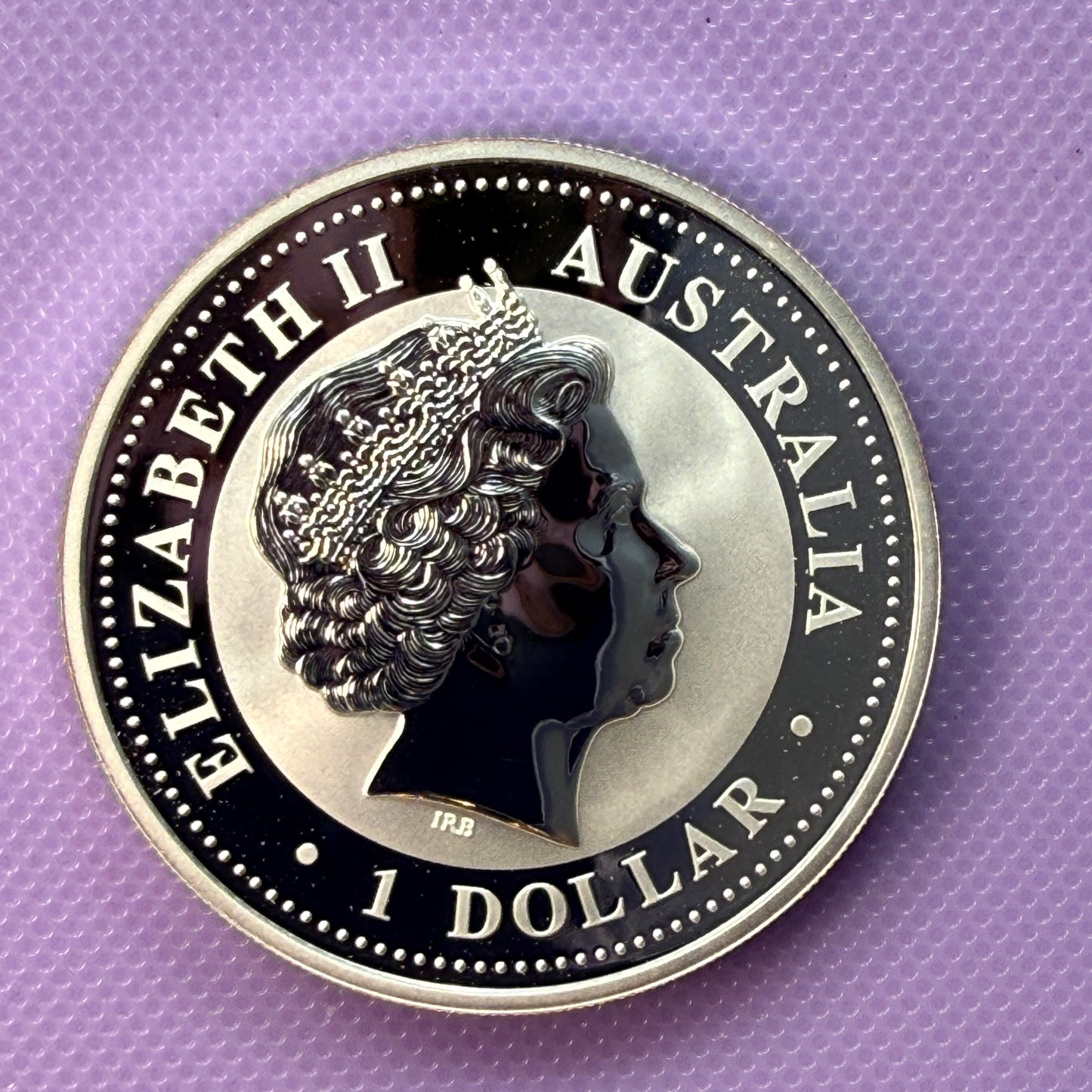 2006 Australia Lunar Series I Year of the Dog 1 oz Silver Coin