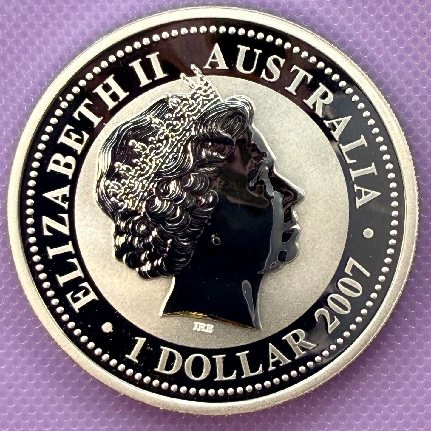 2007-2010 Australia Lunar Series I Year of the Tiger 1 oz Silver Coin