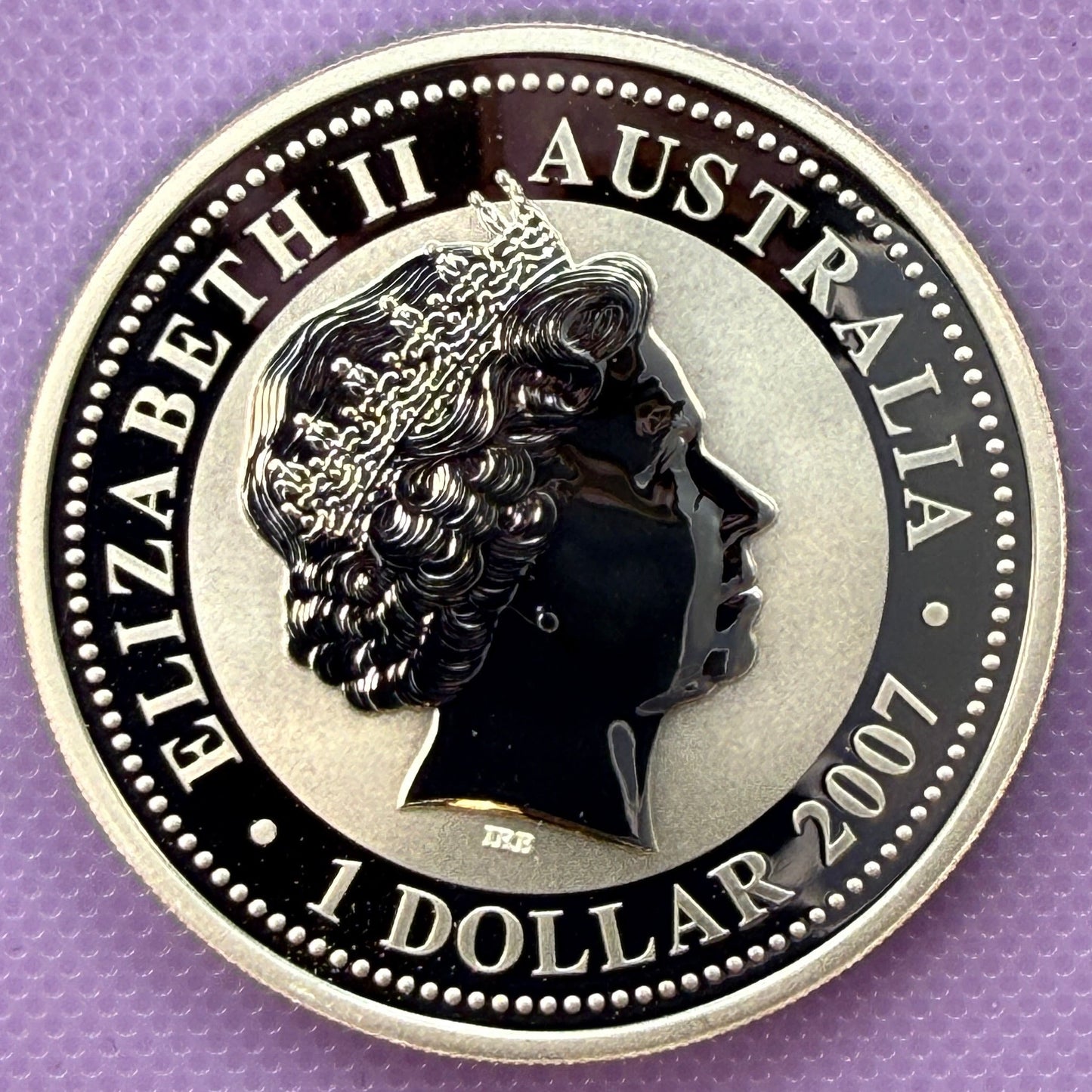 2007-2010 Australia Lunar Series I Year of the Tiger 1 oz Silver Coin