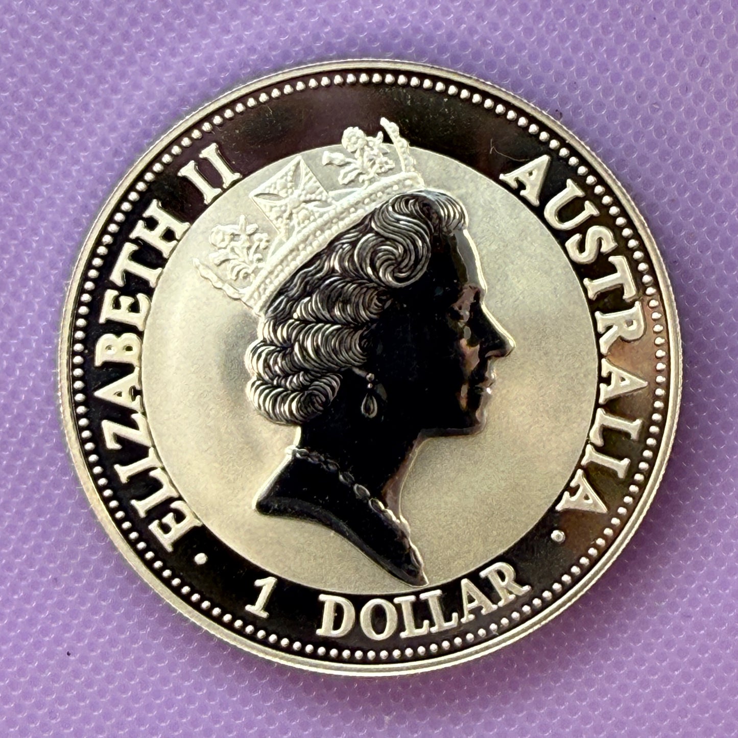 1992 Australia Kookaburra 1 oz Silver Coin .999 Fine Silver Coin