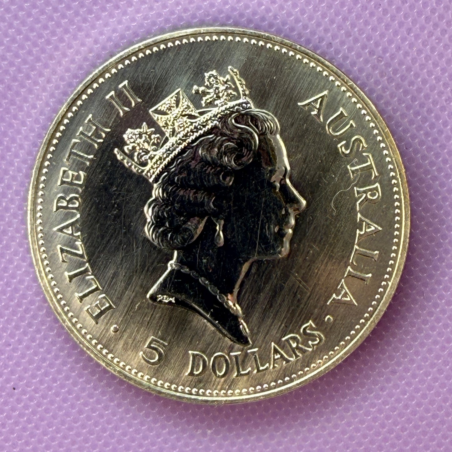 1990 Australia Kookaburra 1 oz Silver Coin .999 Fine BU