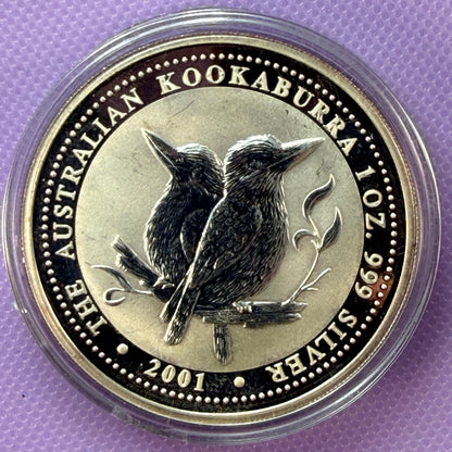 2001 Australia Kookaburra Coin BU
