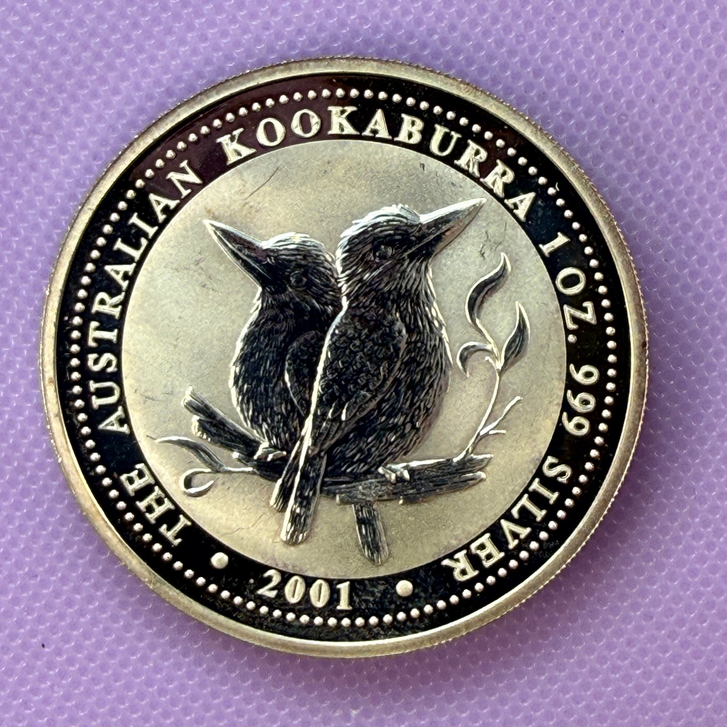 2001 Australia Kookaburra Coin BU