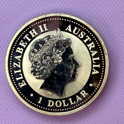 2001 Australia Kookaburra Coin BU