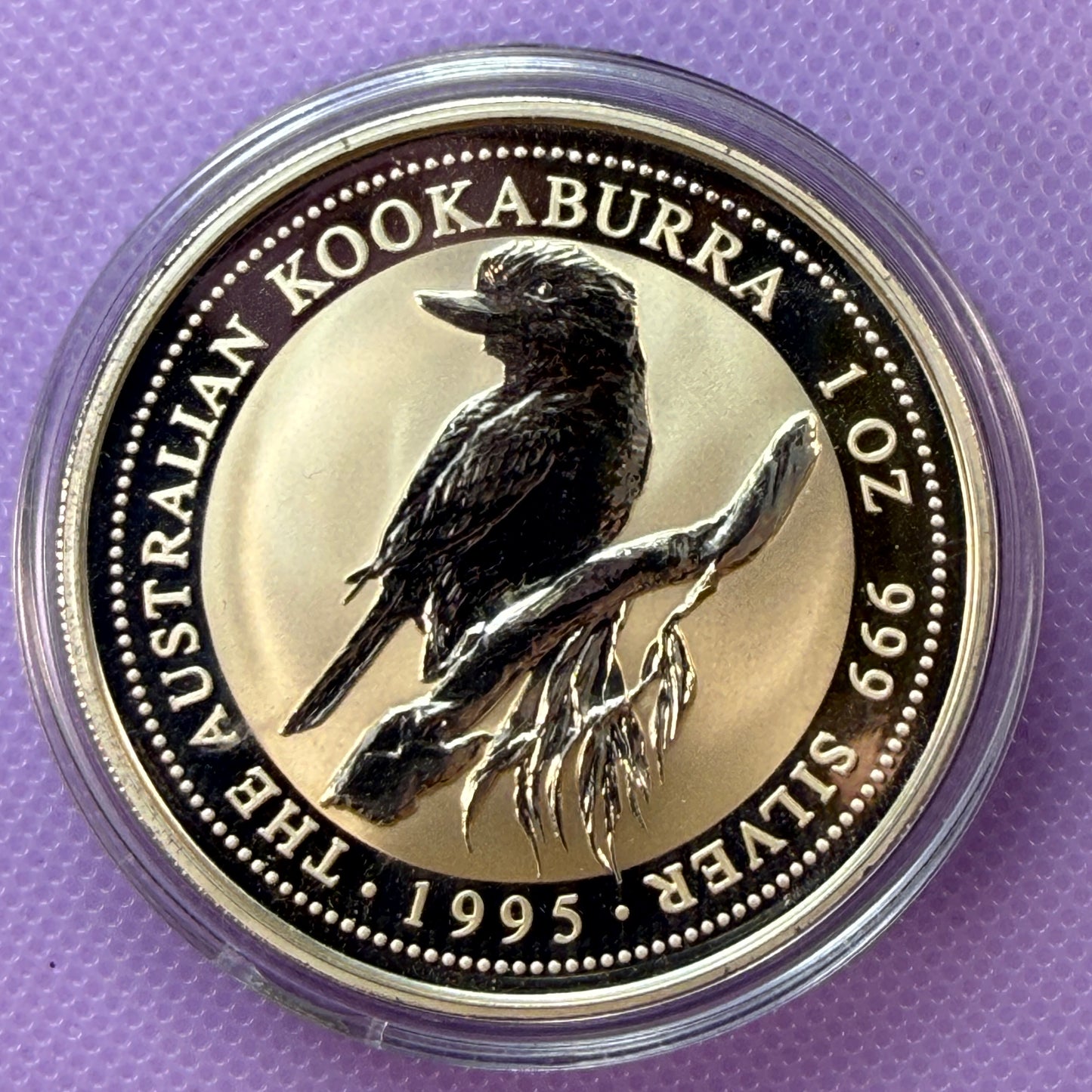 1995 Australia Kookaburra 1 oz Silver Coin .999 Fine Silver Coin