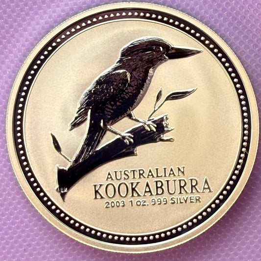 Moneda Kookaburra de Australia de 2003 (sin circular)