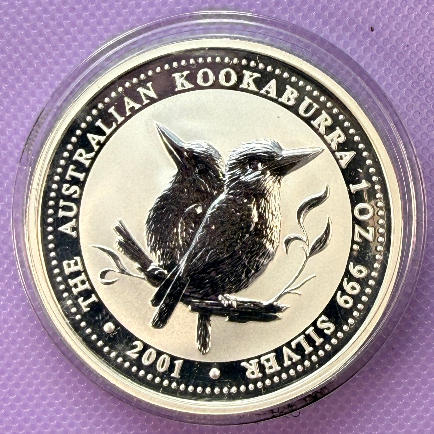2001 Australia Kookaburra 1 oz Silver Coin .999 Fine Silver Coin
