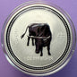 2007 2009 Australia Lunar Series I Year of the Ox 1 oz Silver Coin