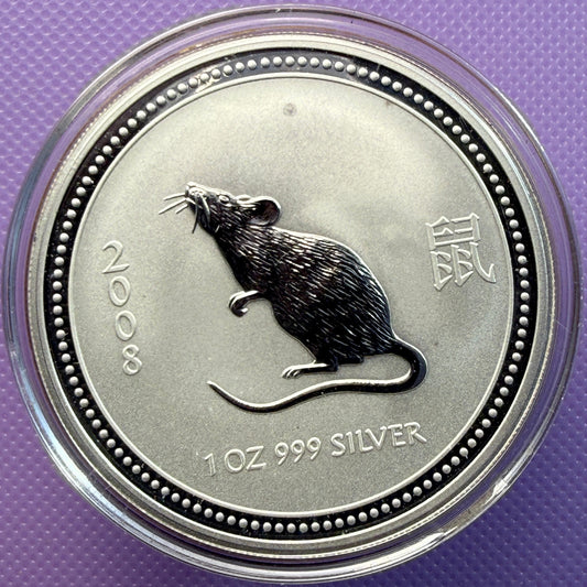 2007 2008 Australia Lunar Year of the Mouse Coin