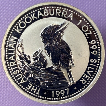 1997 Australia Kookaburra Coin BU