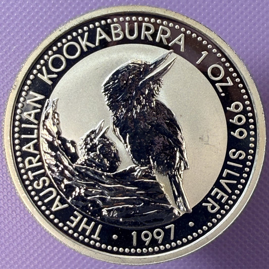 1997 Australia Kookaburra Coin BU