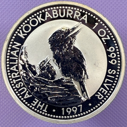 1997 Australia Kookaburra Coin BU