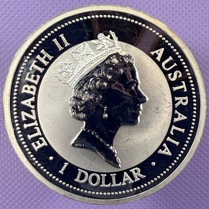1997 Australia Kookaburra Coin BU