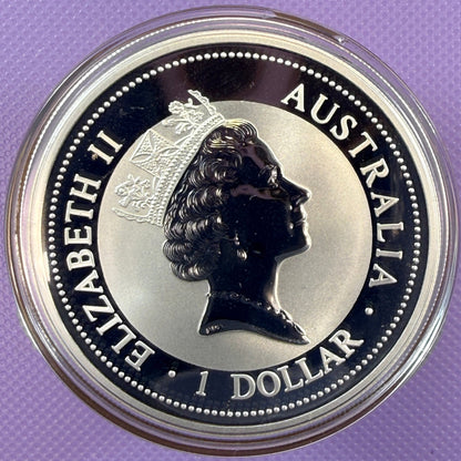 1997 Australia Kookaburra Coin BU