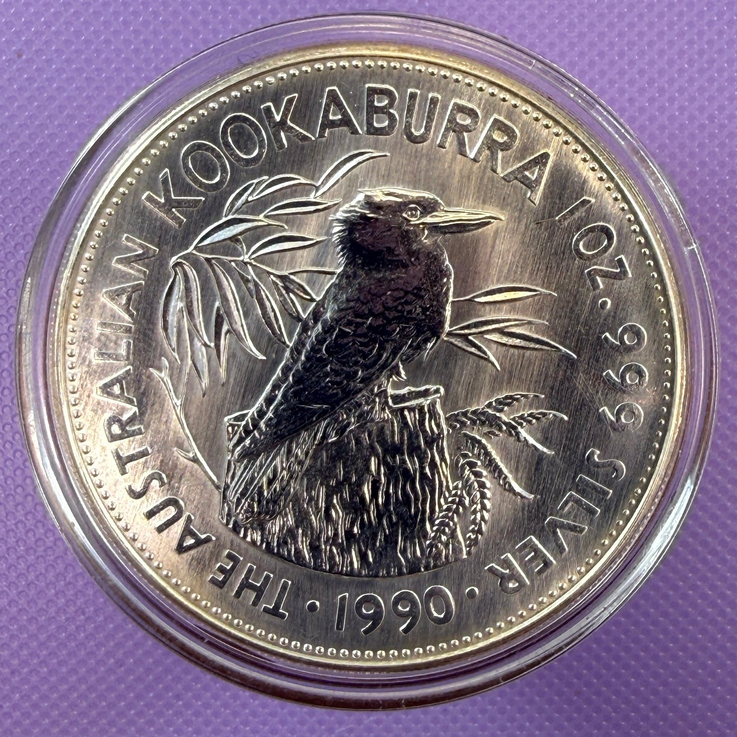 1990 Australia Kookaburra Coin BU