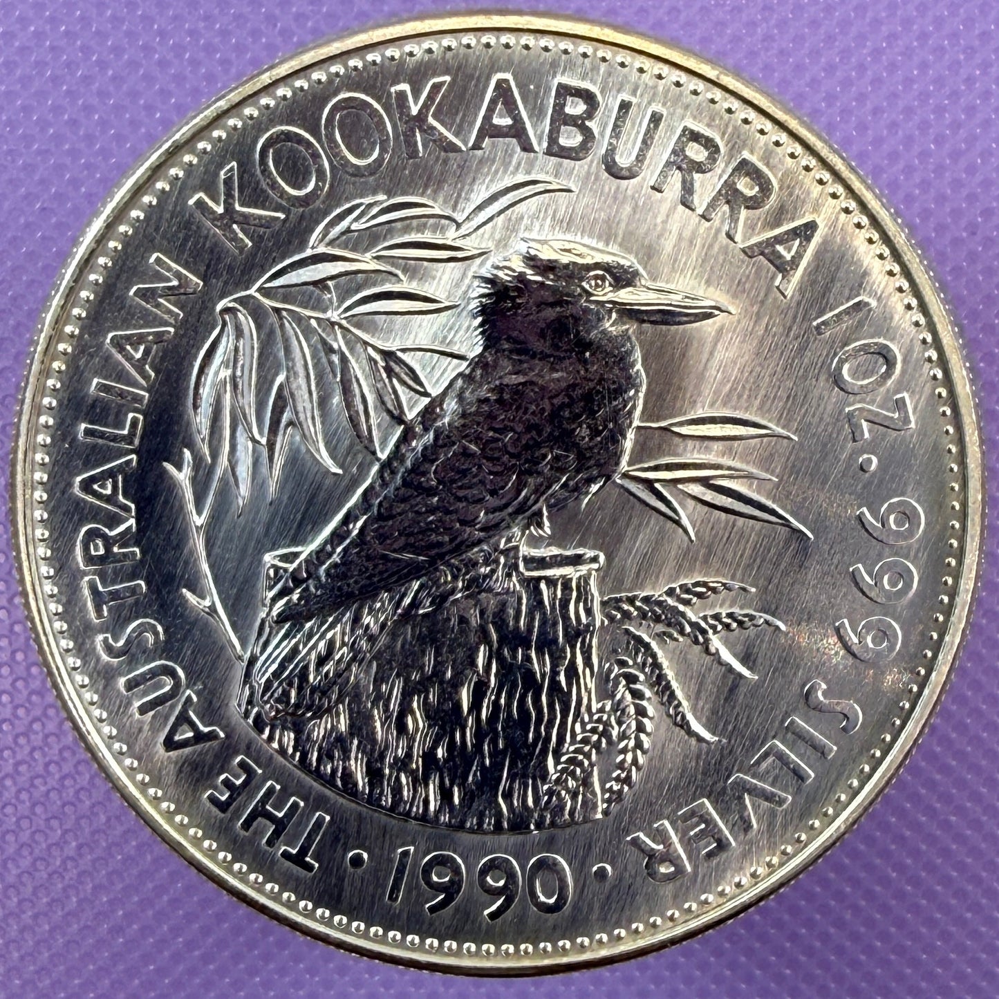1990 Australia Kookaburra Coin BU