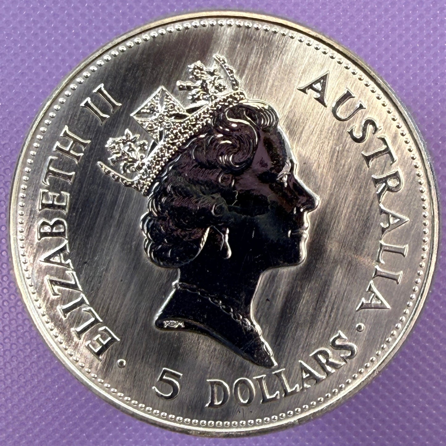 1990 Australia Kookaburra Coin BU