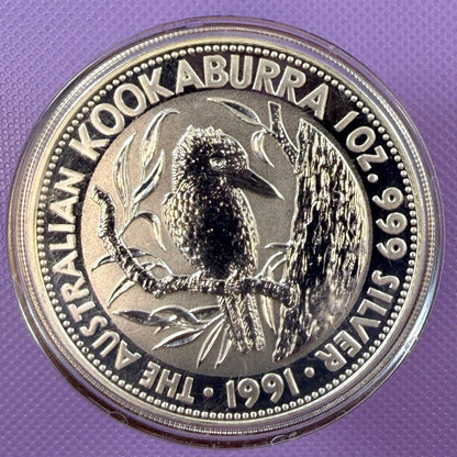 Moneda Kookaburra Australia 1991 BU