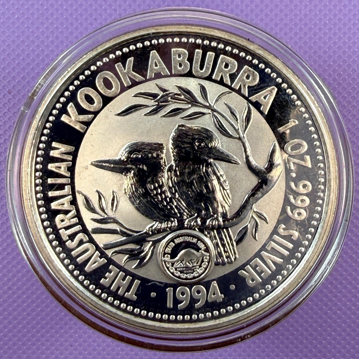 1994 Australia Kookaburra Coin BU with Kangaroo Privy
