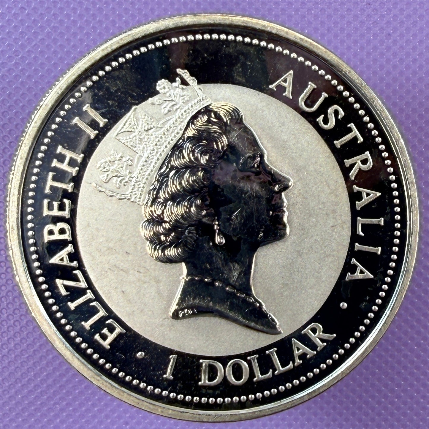 1994 Australia Kookaburra Coin BU with Kangaroo Privy