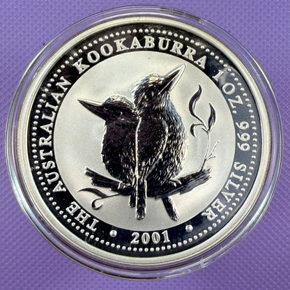 Moneda Kookaburra de Australia de 2001 BU