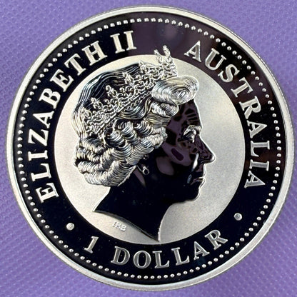 Moneda Kookaburra de Australia de 2001 BU