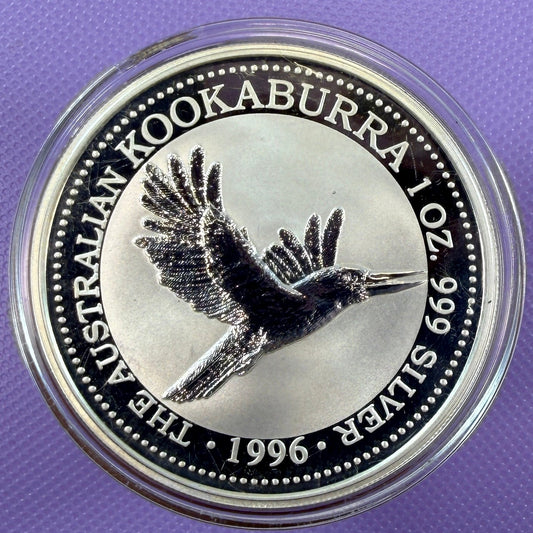 1996 Australia Kookaburra Silver Coin BU