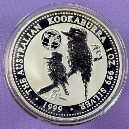 1999 Australia Kookaburra Coin BU with Pennsylvania Privy Mark
