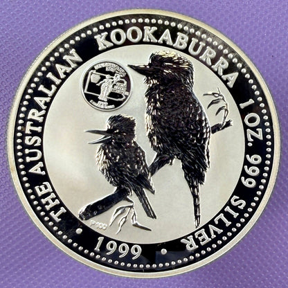 1999 Australia Kookaburra Coin BU with Pennsylvania Privy Mark