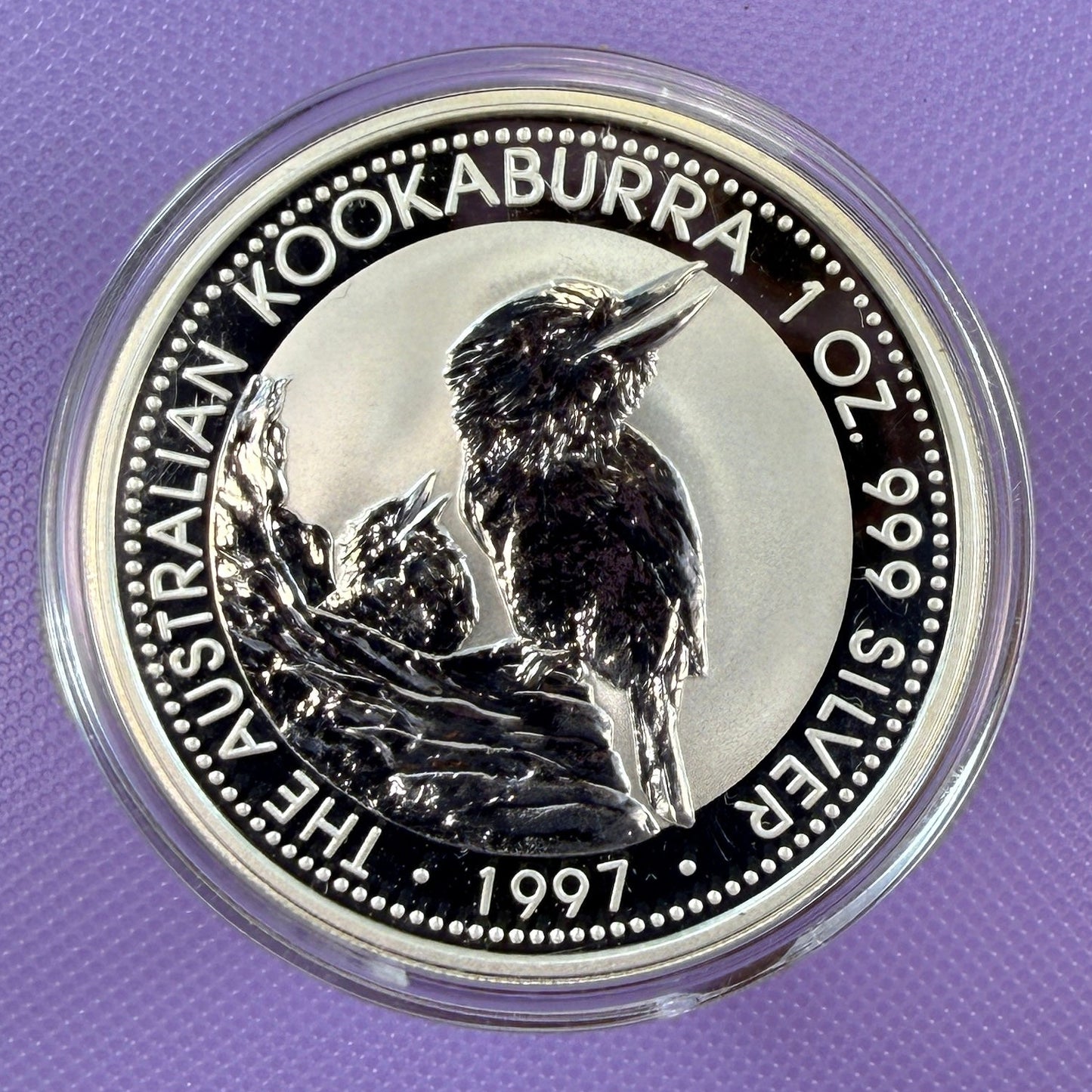1997 Australia Kookaburra Coin BU