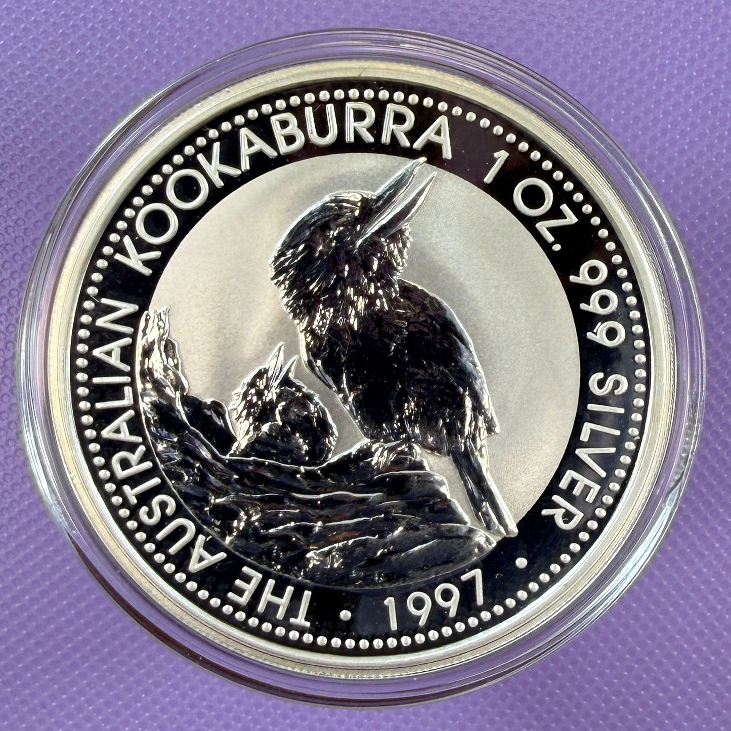 1997 Australia Kookaburra Coin BU