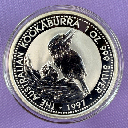 1997 Australia Kookaburra Coin BU