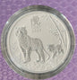 2022 Australia Year of the Tiger 2 oz Silver Coin - Perth Mint Lunar Series III BU