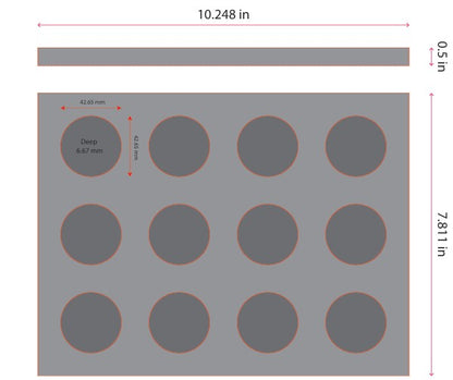Premium Black Storage Box for 1 oz Perth Mint Lunar Series I & III Coins – Interchangeable – Silver Foil Zodiac Design