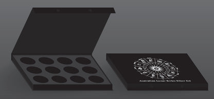 Premium Black Storage Box for 1 oz Perth Mint Lunar Series I & III Coins – Interchangeable – Silver Foil Zodiac Design